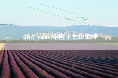 贵阳中国十七块金牌