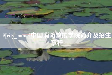 贵阳中国消防救援学院简介及招生章程