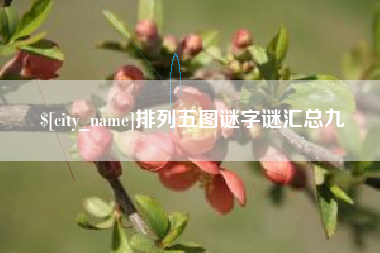 贵阳排列五图谜字谜汇总九