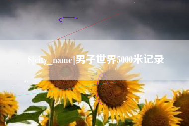 贵阳男子世界5000米记录