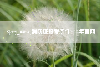 贵阳消防证报考条件2024年官网