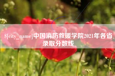 贵阳中国消防救援学院2021年各省录取分数线