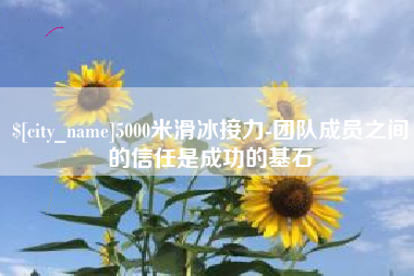 贵阳5000米滑冰接力-团队成员之间的信任是成功的基石