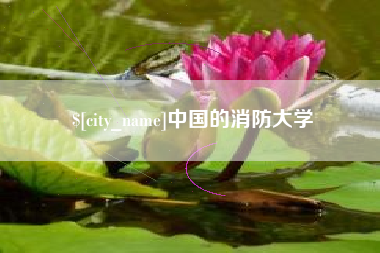 贵阳中国的消防大学