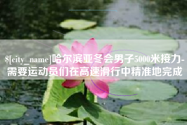 贵阳哈尔滨亚冬会男子5000米接力-需要运动员们在高速滑行中精准地完成