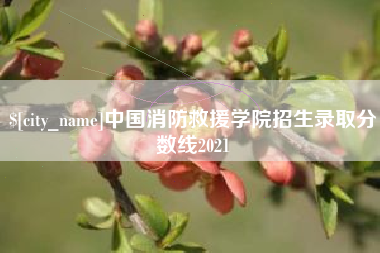 贵阳中国消防救援学院招生录取分数线2021