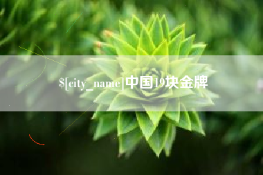 贵阳中国19块金牌