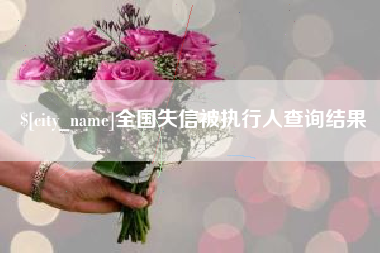 贵阳全国失信被执行人查询结果