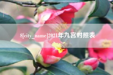 贵阳2021年九宫对照表