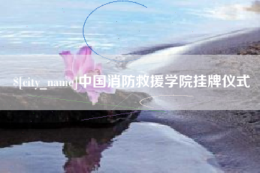 贵阳中国消防救援学院挂牌仪式