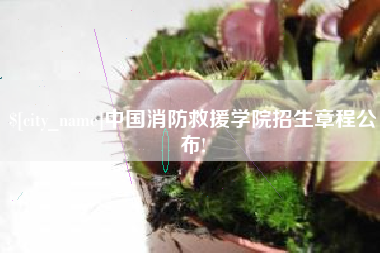 贵阳中国消防救援学院招生章程公布!